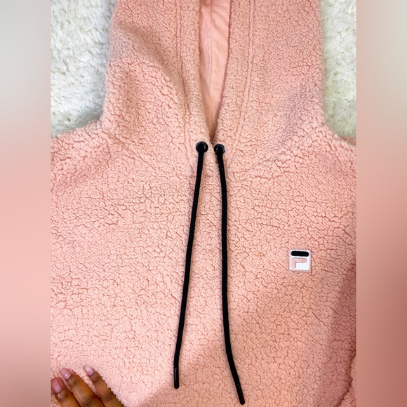 Fila | Women’s Fleece Pink Sweatshirt SIZE L - Picture 3 of 9